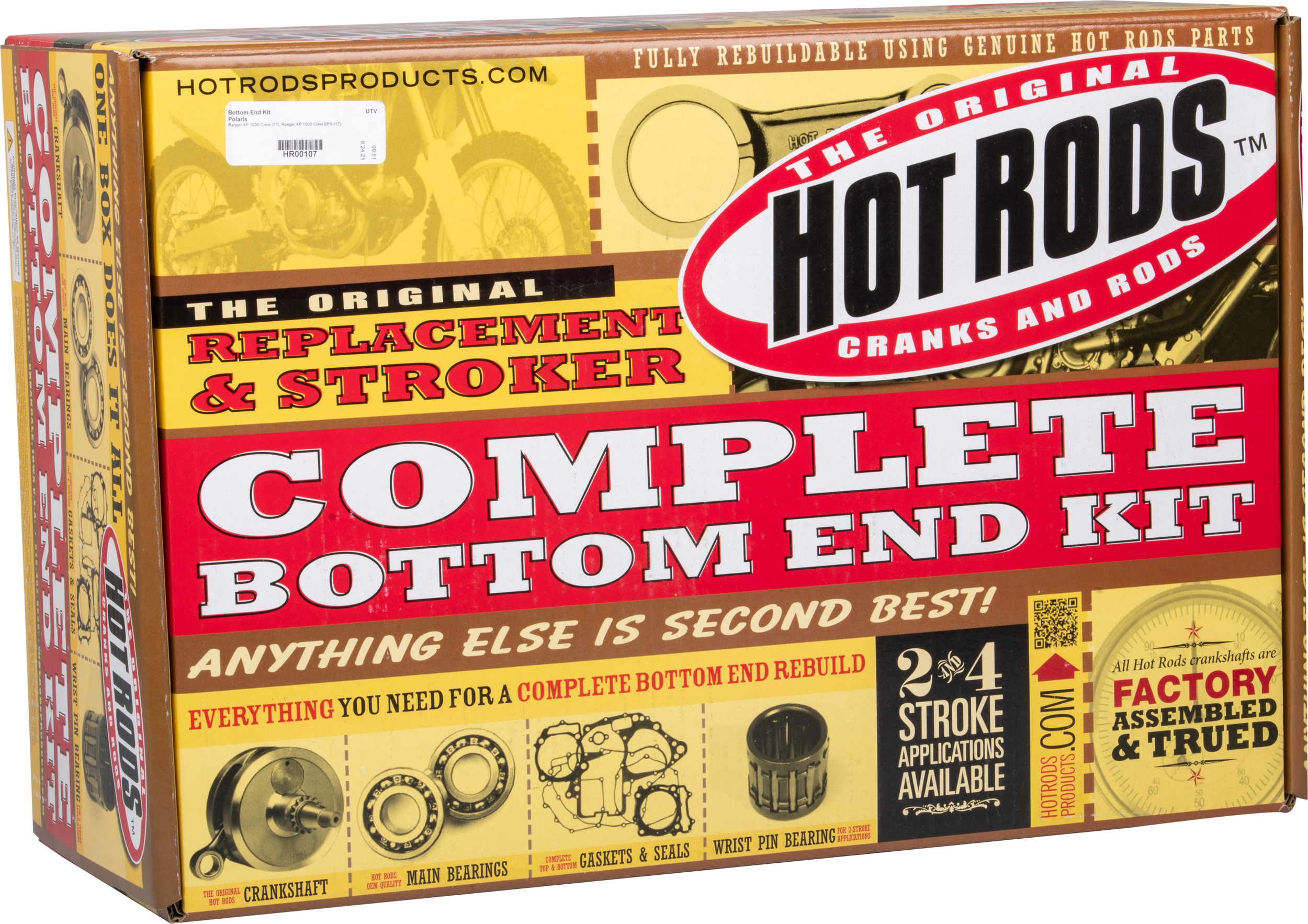 Hot Rods Bottom End Kit Pol - Atv Performance Products
