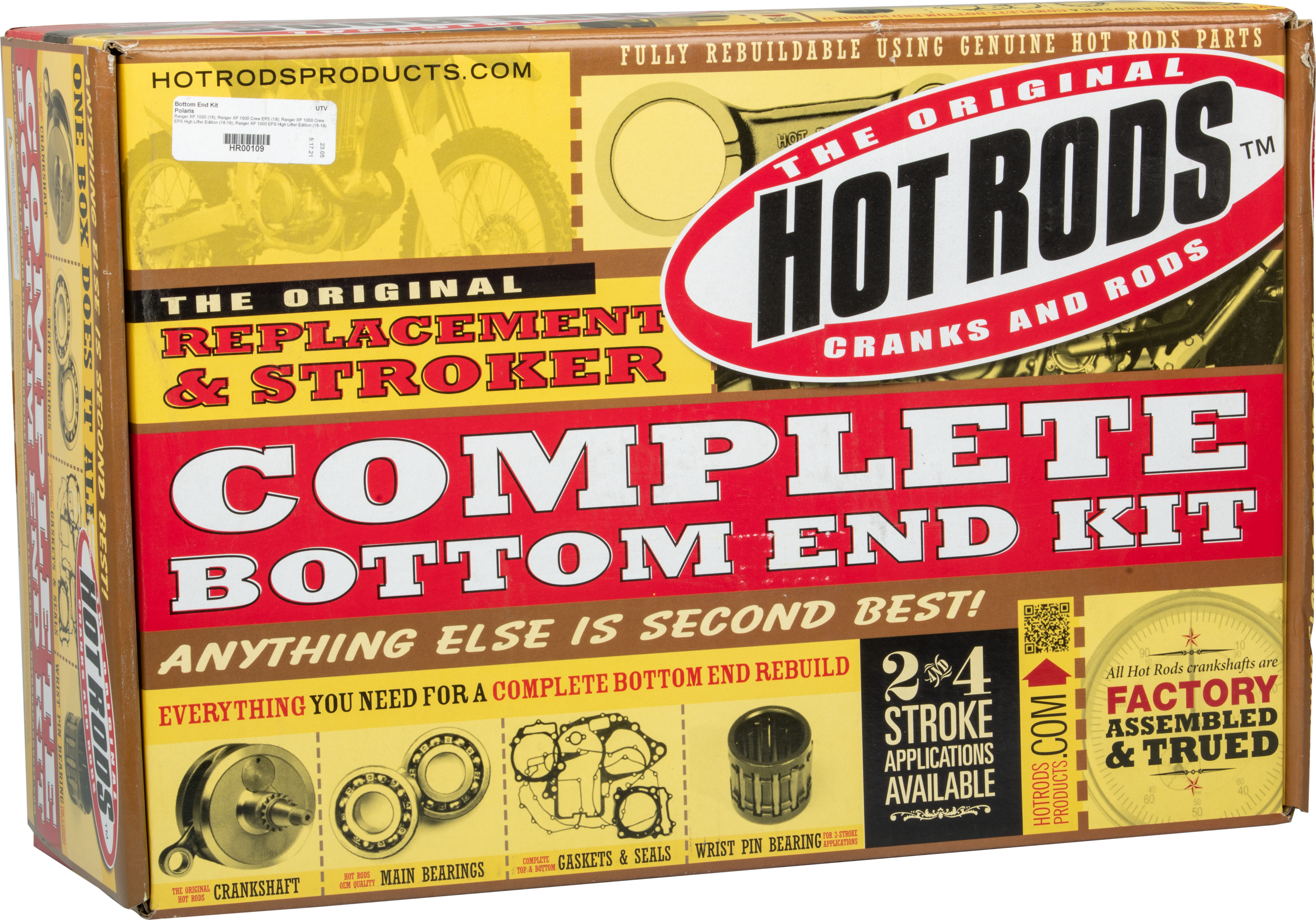 Hot Rods Bottom End Kit Pol - Atv Performance Products