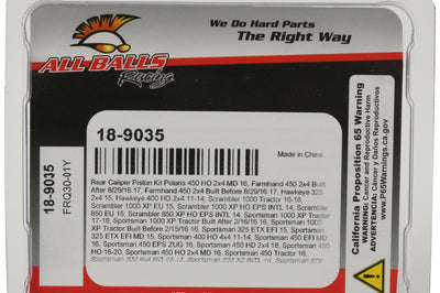 All Balls Brake Caliper Piston Kit - Atv Performance Products