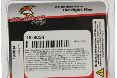 All Balls Brake Caliper Piston Kit - Atv Performance Products