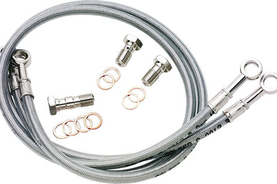 Galfer Brake Line Kit Silver Honda - Street Collection