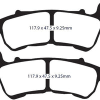 Lyndall Brakes Brake Pad Gold+ Front `14-up Sportster - Harddrive Products