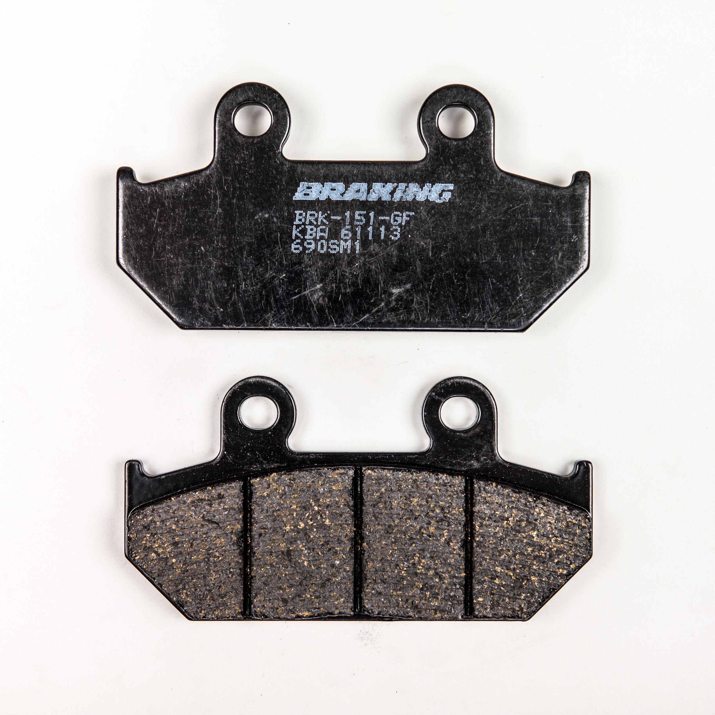 Braking Brake Pad Set Semi-metallic - Street Collection