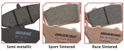 Braking Brake Pad Set Semi-metallic - Street Collection