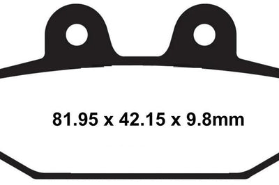 Lyndall Brakes Brake Pad X Rear `18-up Sotfail - Harddrive Products