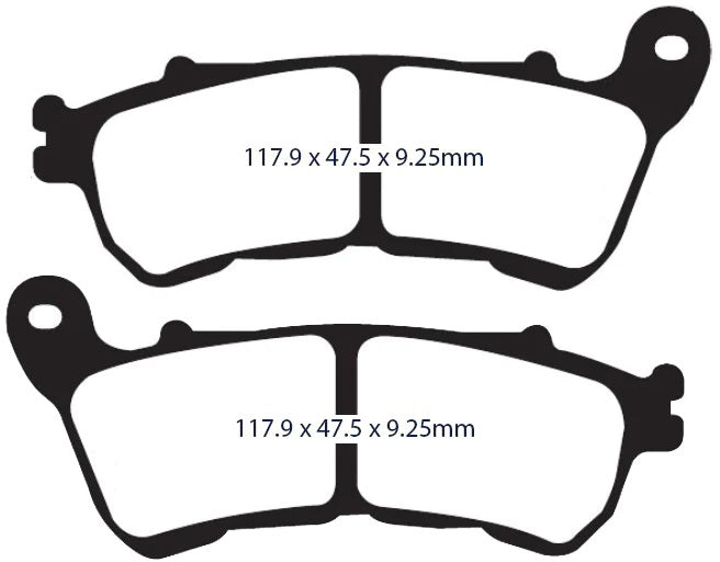 Lyndall Brakes Brake Pad Z + Front `14-up Sportster - Harddrive Products