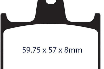 Lyndall Brakes Brake Pad Z+ Rear `14-up Sportster - Harddrive Products