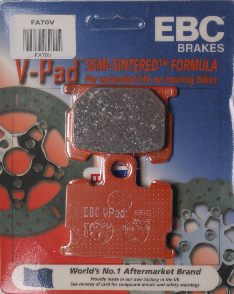 Ebc Brake Pads Fa70v Semi-sintered V Series - Street Collection