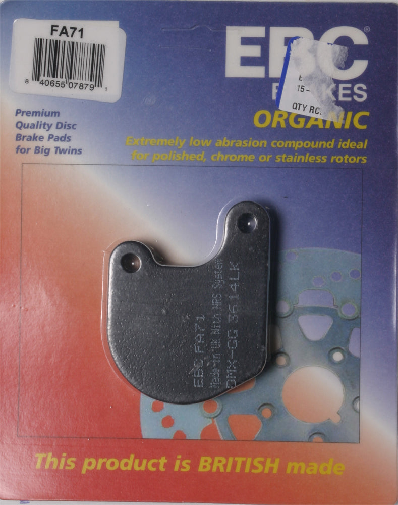 Ebc Brake Pads Fa71 Organic - Harddrive Products