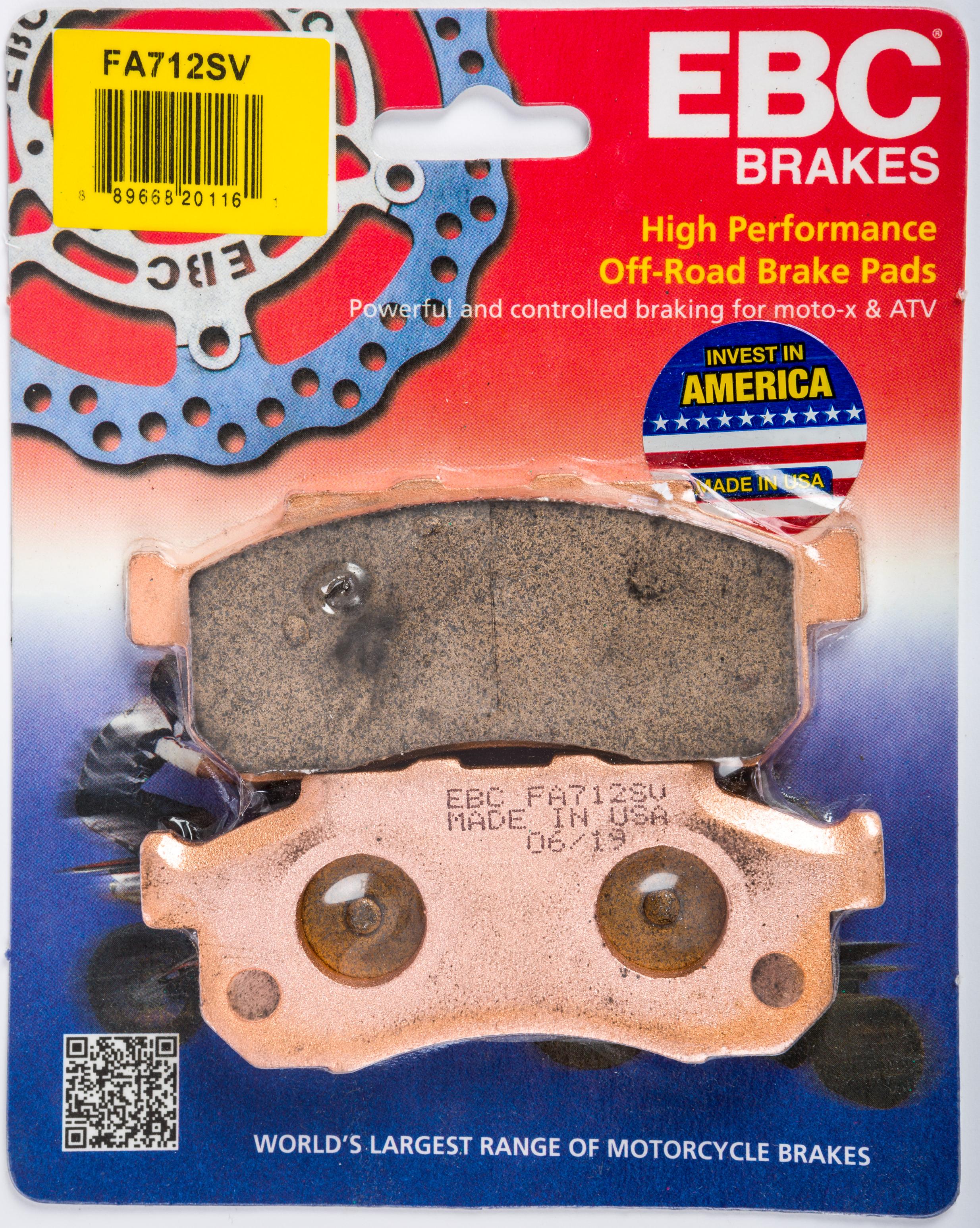 Ebc Brake Pads Fa712sv Severe Duty Sv Series - Atv Performance Products