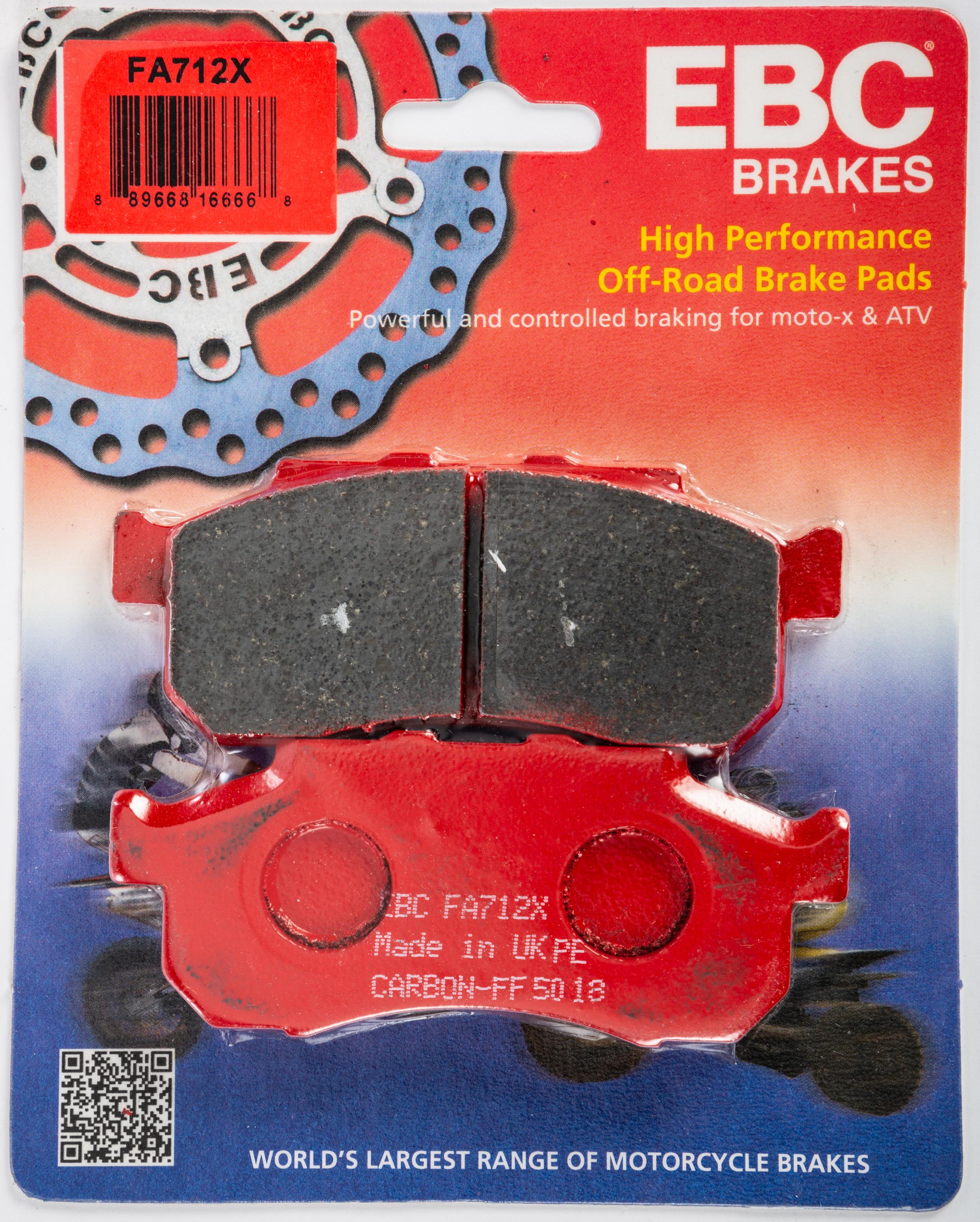 Ebc Brake Pads Fa712x Carbon X Series - Atv Performance Products
