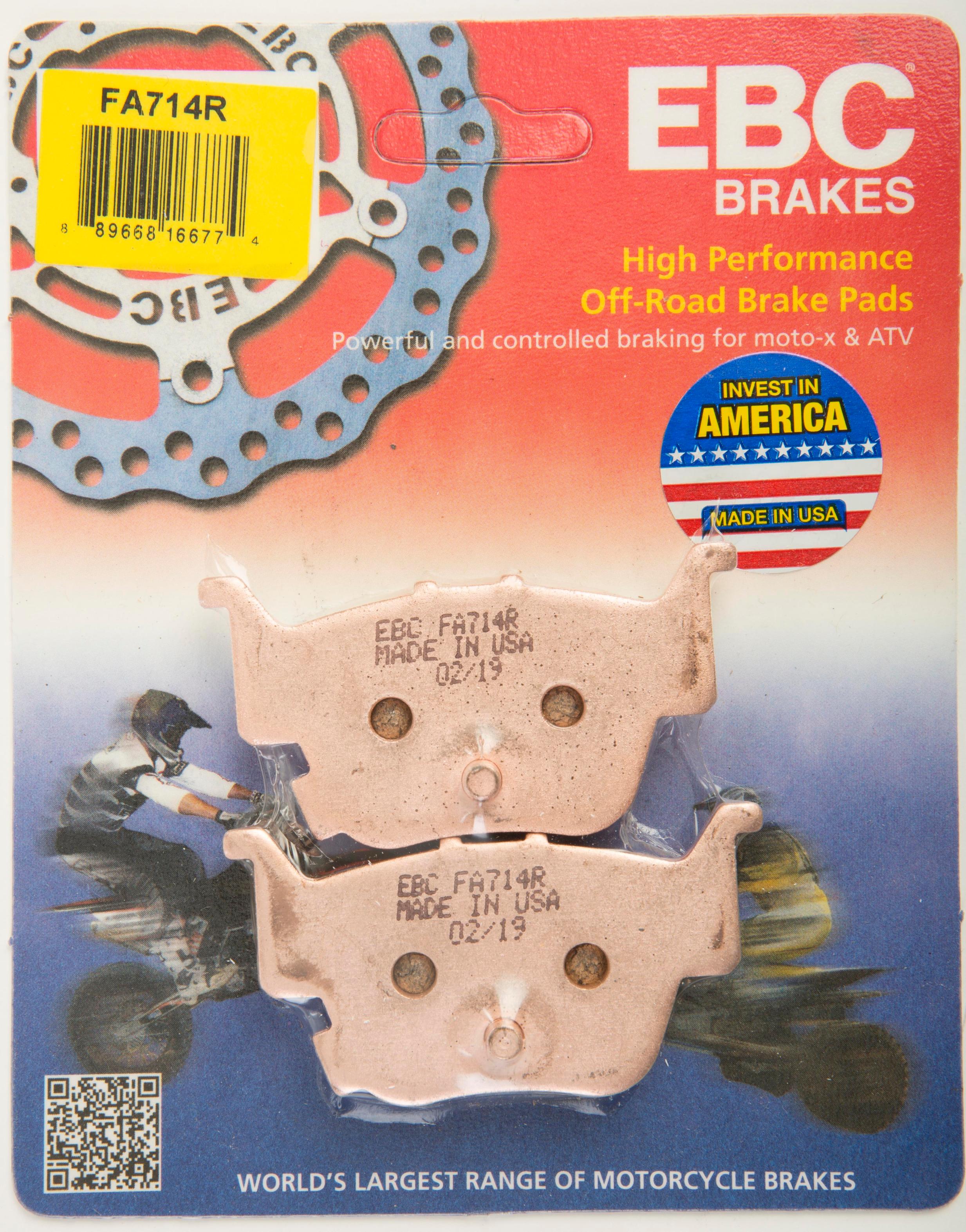 Ebc Brake Pads Fa714r Sintered R Series - Atv Performance Products