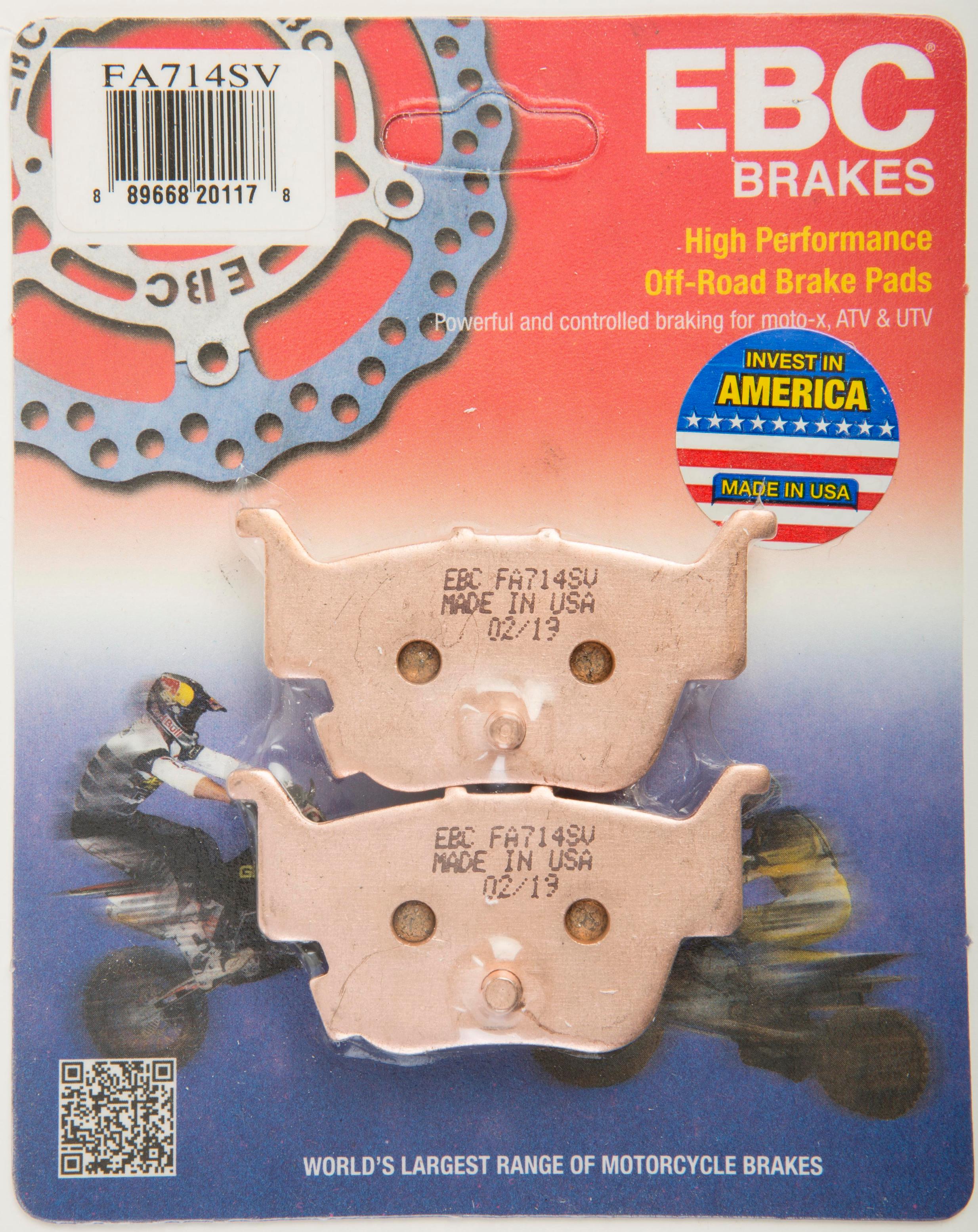 Ebc Brake Pads Fa714sv Severe Duty Sv Series - Atv Performance Products