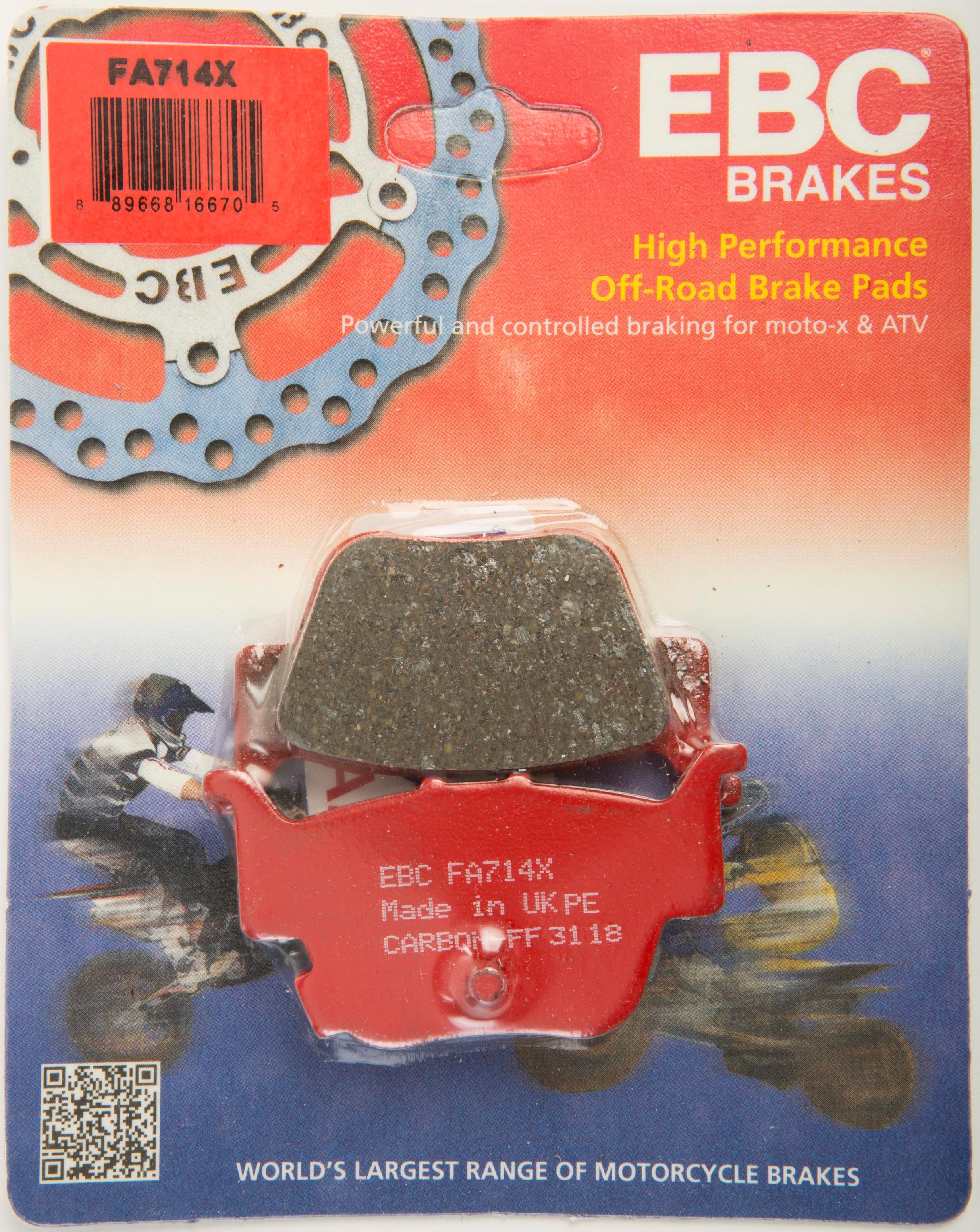 Ebc Brake Pads Fa714x Carbon X Series - Atv Performance Products