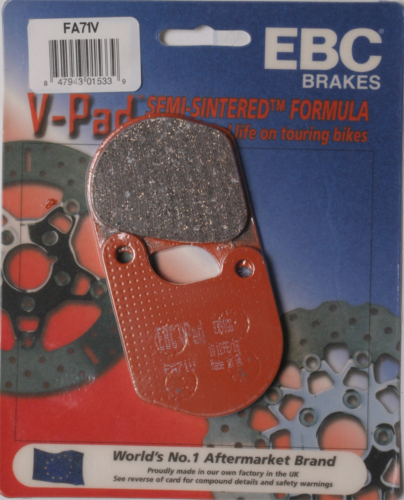 Ebc Brake Pads Fa71v Semi-sintered V Series - Harddrive Products