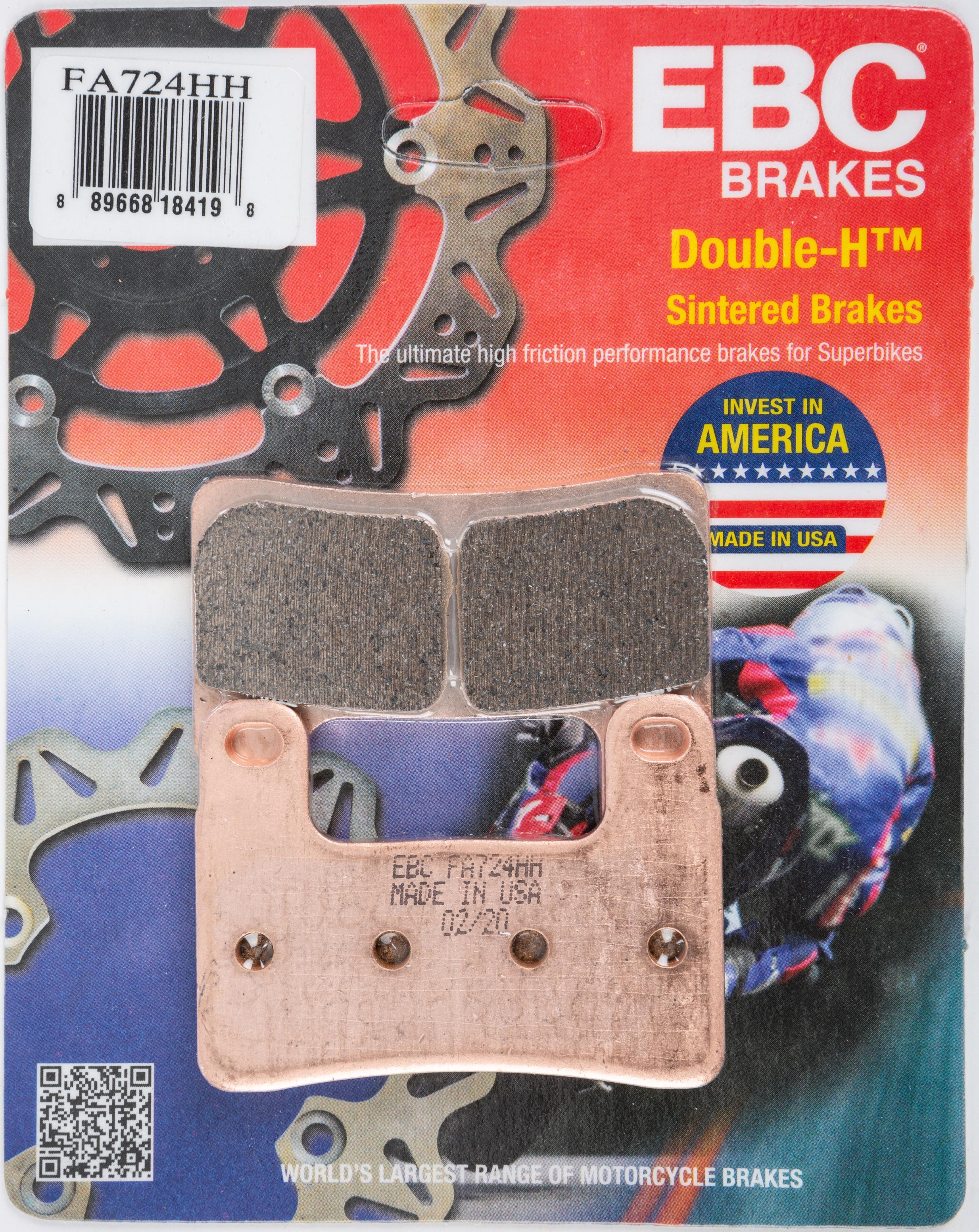 Ebc Brake Pads Fa724hh Double-h Sintered - Street Collection