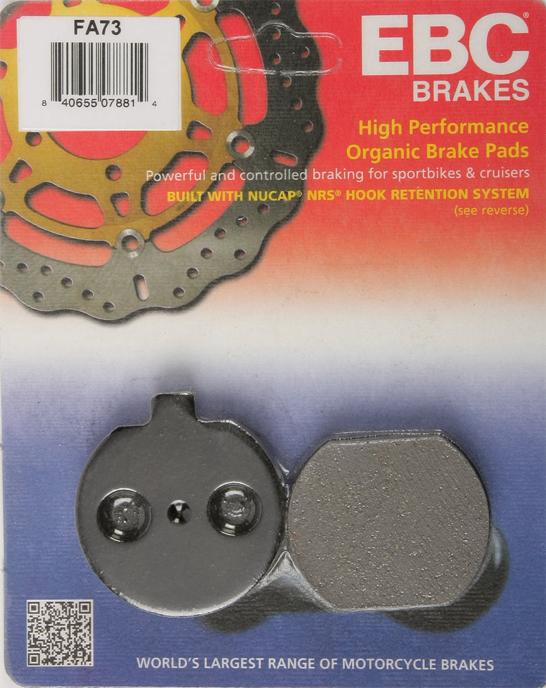 Ebc Brake Pads Fa73 Organic - Street Collection