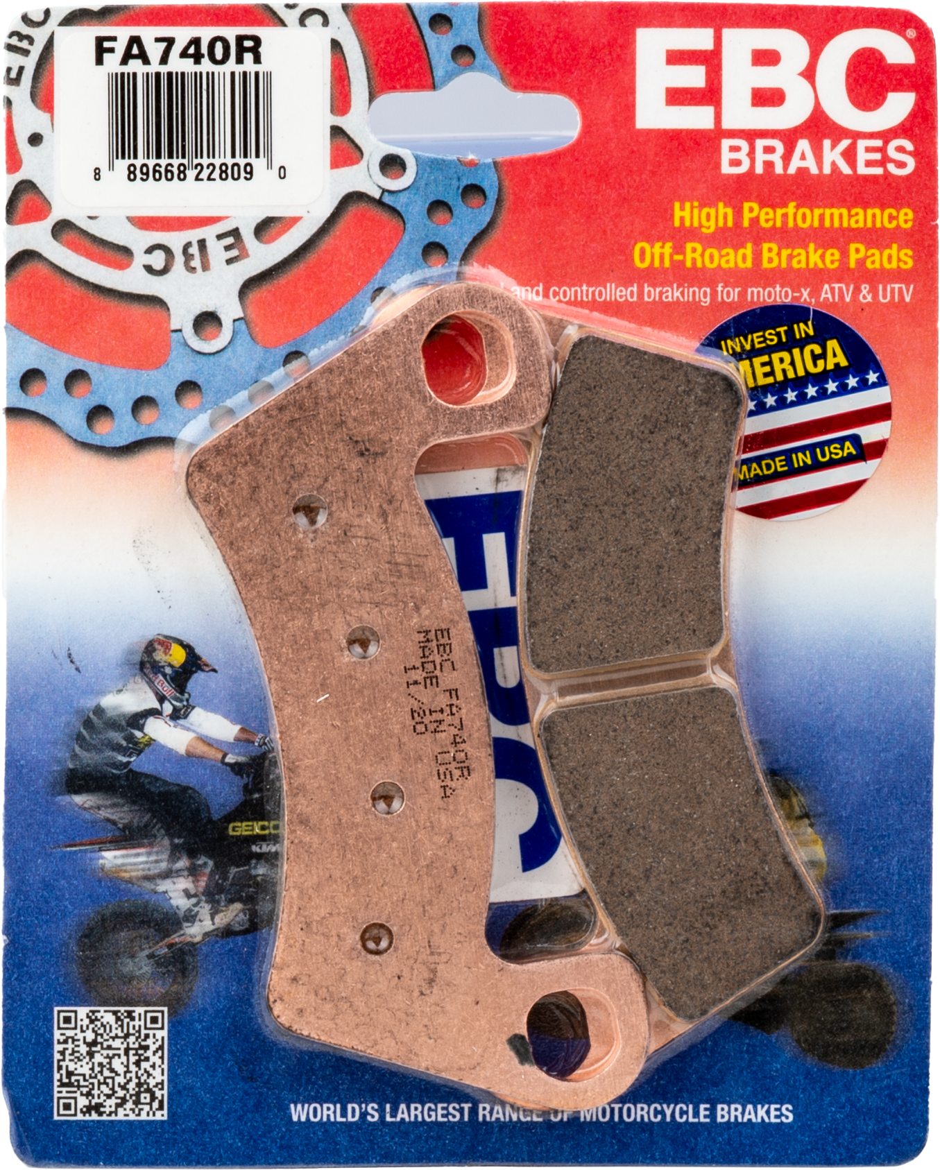 Ebc Brake Pads Fa740r Sintered R Series - Atv Performance Products