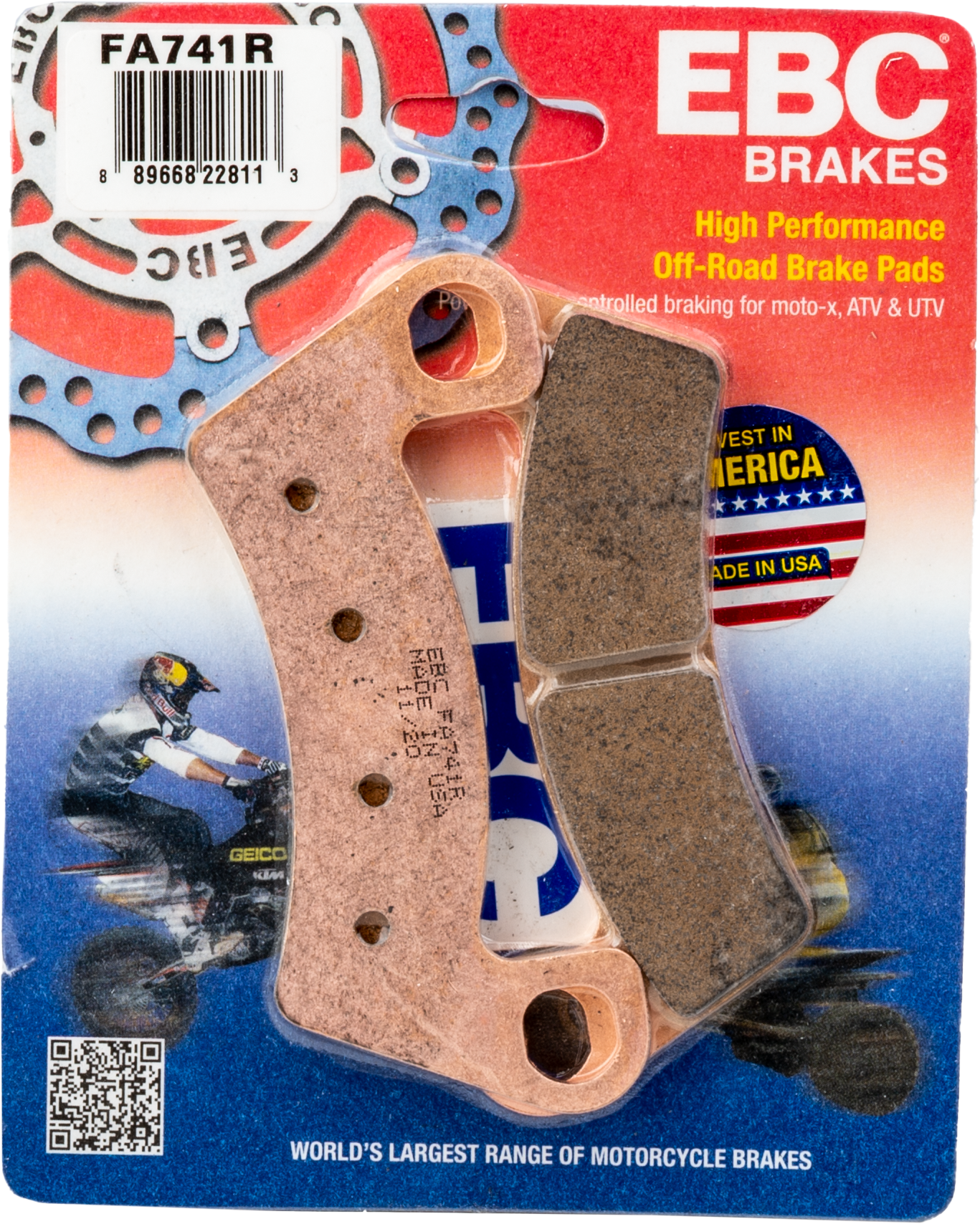 Ebc Brake Pads Fa741r Sintered R Series - Atv Performance Products