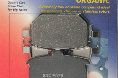 Ebc Brake Pads Fa78 Organic - Harddrive Products