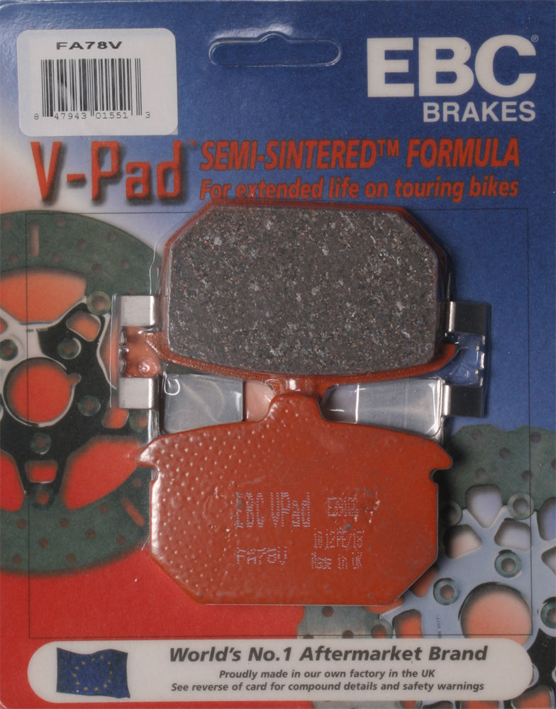 Ebc Brake Pads Fa78v Semi-sintered V Series - Harddrive Products