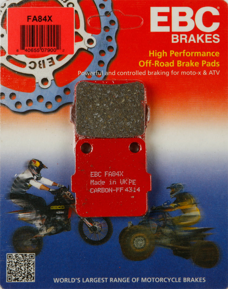 Ebc Brake Pads Fa84x Carbon X Series - Offroad Collection
