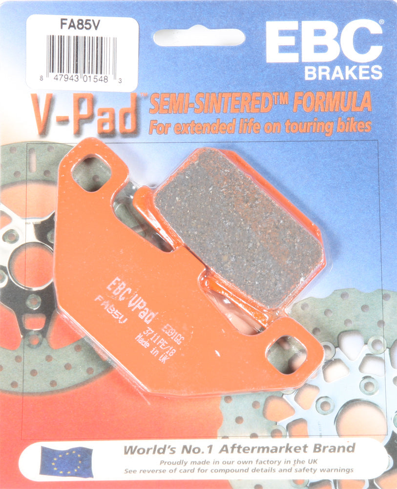 Ebc Brake Pads Fa85v Semi-sintered V Series - Street Collection
