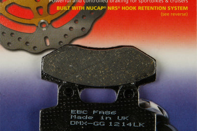 Ebc Brake Pads Fa86 Organic - Street Collection