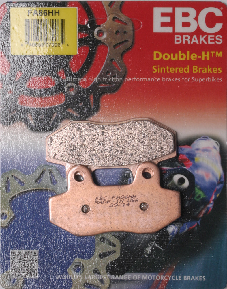 Ebc Brake Pads Fa86hh Double-h Sintered - Street Collection