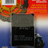 Ebc Brake Pads Fa88 Organic - Street Collection