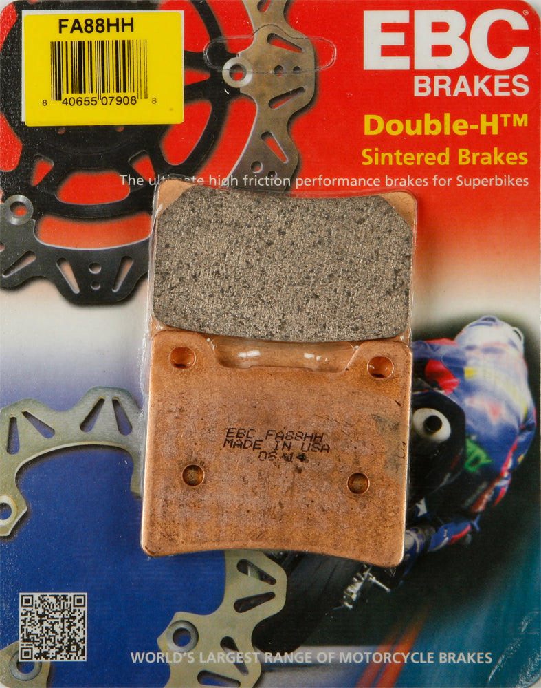 Ebc Brake Pads Fa88hh Double-h Sintered - Street Collection
