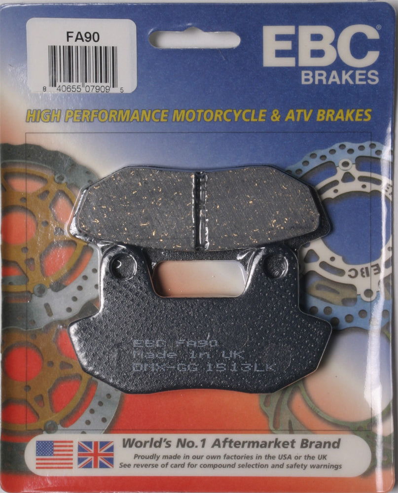 Ebc Brake Pads Fa90 Organic - Street Collection