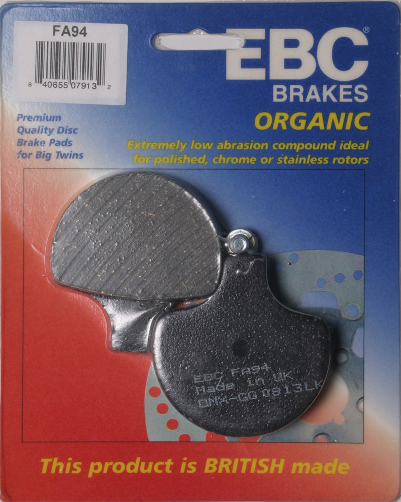 Ebc Brake Pads Fa94 Organic - Harddrive Products