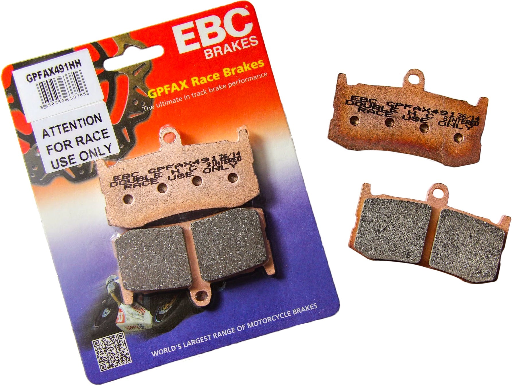 EBC Brake Pads Gpfax700hh Sintered Gpfax Race Only