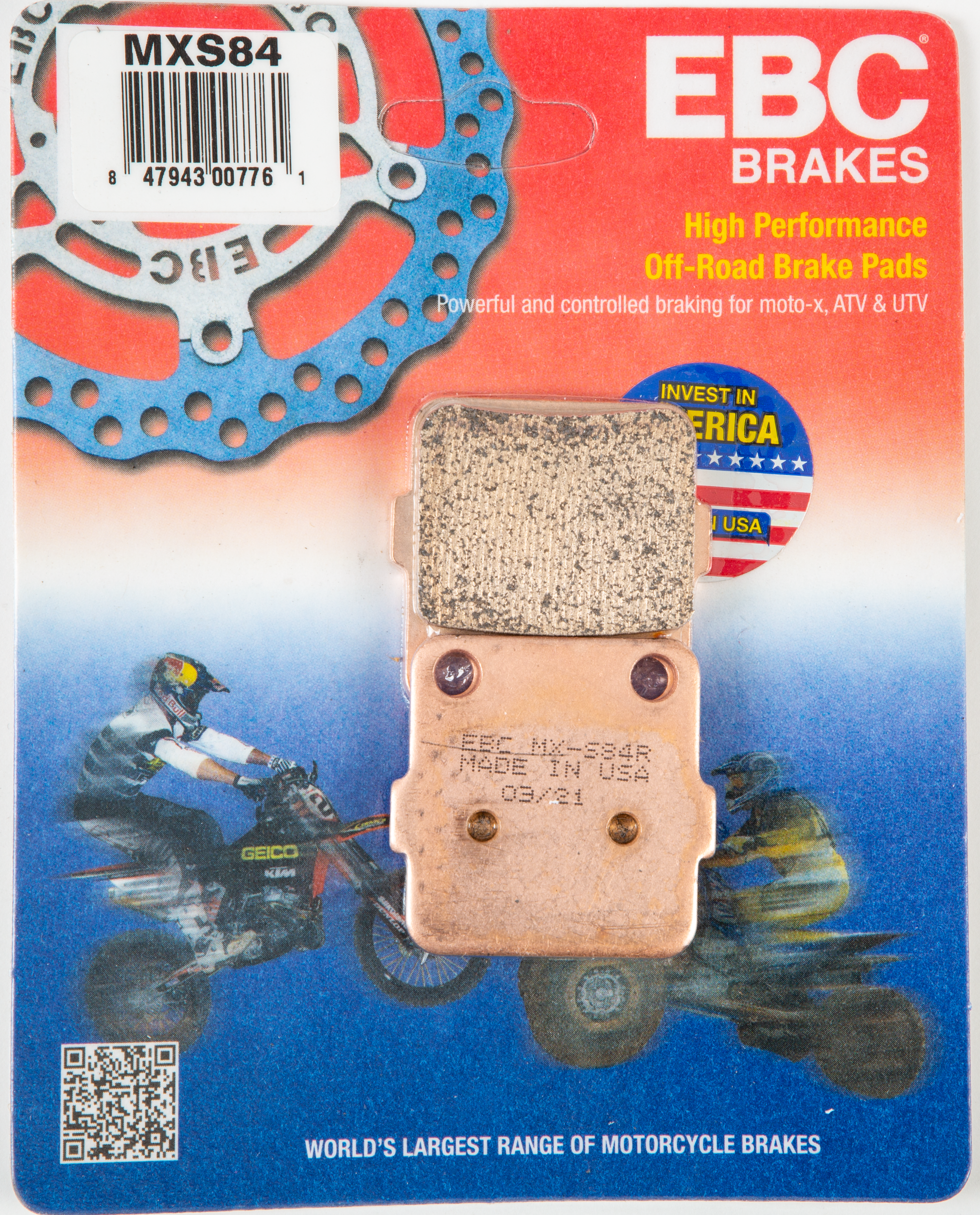 Ebc Brake Pads Mxs84 Extreme Pro Mxs Series - Offroad Collection