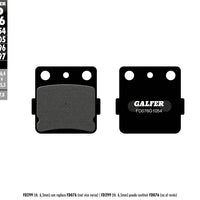 Galfer Brake Pads Semi Metallic Fd076g1054 - Offroad Collection