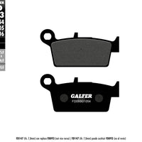 Galfer Brake Pads Semi Metallic Fd093g1054 - Offroad Collection