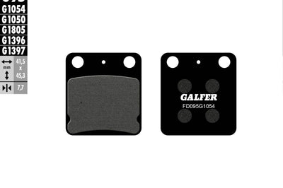 Galfer Brake Pads Semi Metallic Fd095g1054 - Street Collection