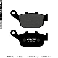 Galfer Brake Pads Semi Metallic Fd103g1054 - Street Collection