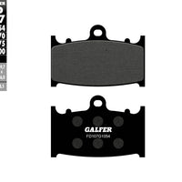 Galfer Brake Pads Semi Metallic Fd107g1054 - Street Collection