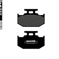 Galfer Brake Pads Semi Metallic Fd114g1054 - Offroad Collection