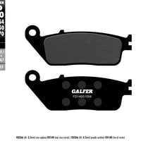 Galfer Brake Pads Semi Metallic Fd140g1054 - Street Collection