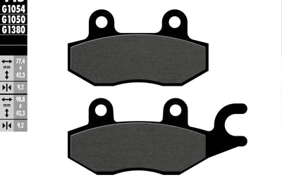 Galfer Brake Pads Semi Metallic Fd145g1054 - Street Collection