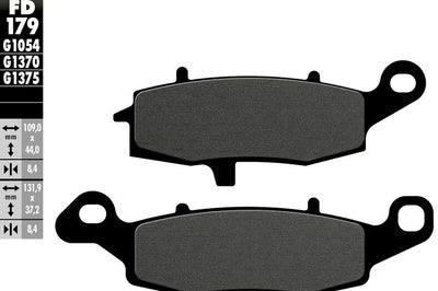 Galfer Brake Pads Semi Metallic Fd198g1054 - Street Collection