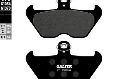 Galfer Brake Pads Semi Metallic Fd198g1054 - Street Collection