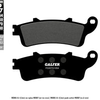 Galfer Brake Pads Semi Metallic Fd207g1054 - Street Collection