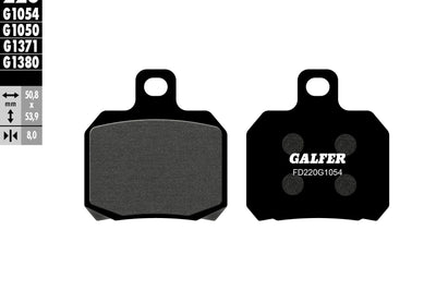 Galfer Brake Pads Semi Metallic Fd220g1054 - Street Collection
