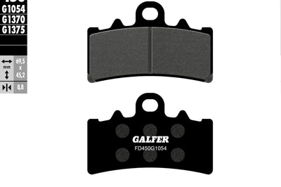 Galfer Brake Pads Semi Metallic Fd450g1054 - Street Collection