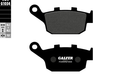 Galfer Brake Pads Semi Metallic Fd457g1054 - Street Collection