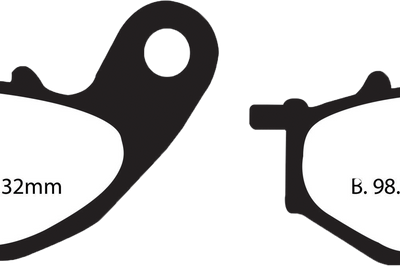 EBC Brake Pads Sfa705hh Double H Sintered